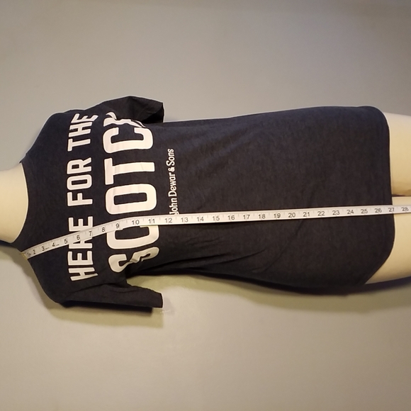 TSHIRT DEWAR'S SCOTCH Size S BLUE-GRAY NWOT - Picture 5 of 8